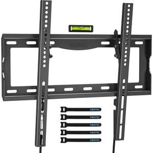 BONTEC TV Wall Mount Bracket for most 26"-65" Flat or Curved TV's | 17"-86" version is £12.91 (sold by bracketsales123 FBA) with voucher