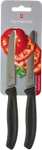 Victorinox 11 cm Swiss Classic Serrated Edge Tomato/Utility Knife in Blister Pack, Set of 2, Black - £7.49 @ Amazon