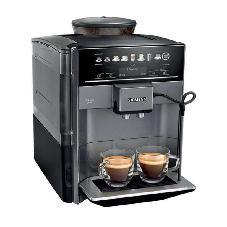 SIEMENS TE651209GB EQ6 S100 Bean to Cup Coffee Machine - Titanium £549 @ Currys