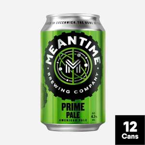 Meantime Prime American Pale Ale Beer 12 cans (max 24 per order) - Minimum order value £30