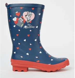 Disney Lady and the Tramp Navy Wellington Boots £7 click and collect @ George (Asda)