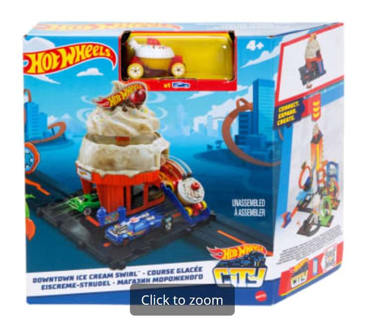Hot Wheels City Downtown - Downtown Ice Cream Shop