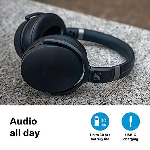 Bluetooth 5.0 and Active Noise Cancelling Exclusive Sennheiser HD 450SE Wireless Headphones with Voice Assistant Integration