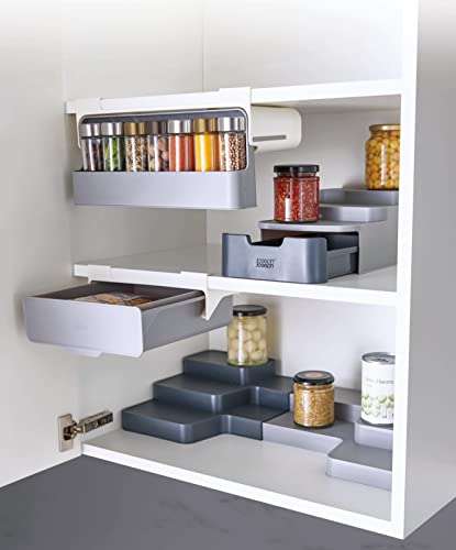 Joseph Joseph Cupboard Store Under Shelf Drawer Kitchen Cupboard Storage Organiser, Space Saving - £9.99 @ Amazon