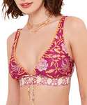 Joe Browns Women's Mix and Match Boho V Neck Crochet Detail Bikini Top sizes 8-16