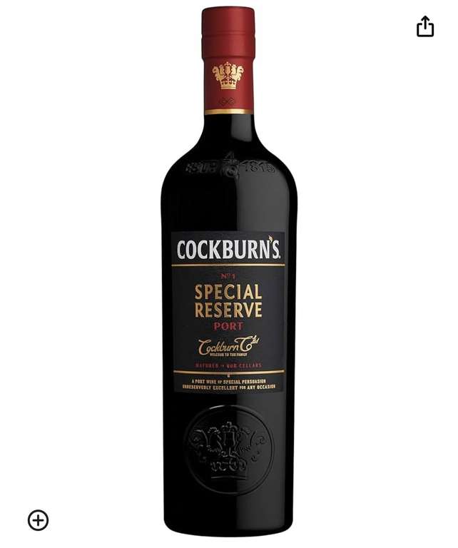 Cockburn's Special Reserve Port Wine, 75cl - £7.20 / £6.80 S&S