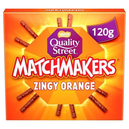 Quality Street Matchmakers Zingy Orange Chocolate Box 120G