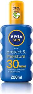 NIVEA Suncream Spray - Protect & Moisture - SPF 15 & 30 - Rayleigh
