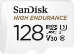 Sandisk High Endurance microSDXC card 128GB ( dashcam / security camera / adaptor / V30 )