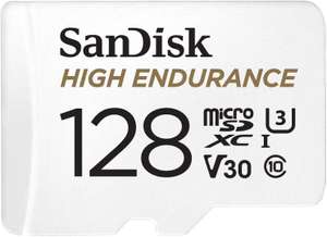 Sandisk High Endurance microSDXC card 128GB ( dashcam / security camera / adaptor / V30 )