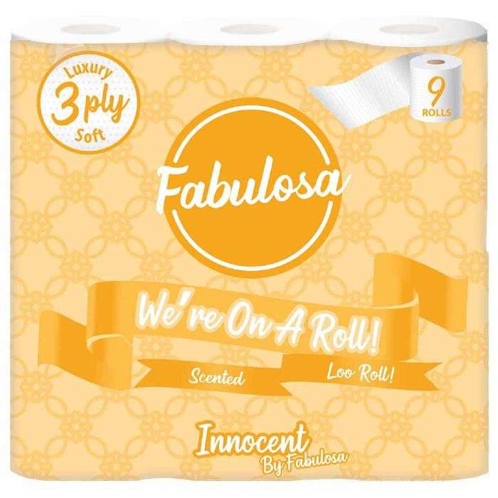 Fabulosa Scented Toilet Roll - Innocent (Pack of 9) - Wolverhampton