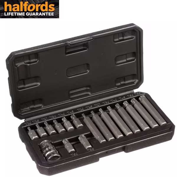 Halfords Advanced 17 Piece Torx Bit Set + Lifetime Guarantee - W/Code via HSD/DFC (Free to Join) - £9.19 with Trade Card - Free C&C