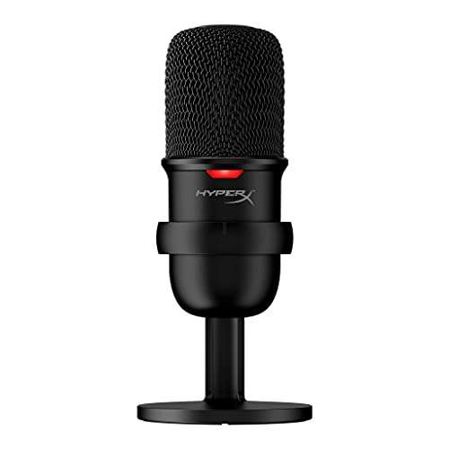 HyperX SoloCast – USB Condenser Gaming Microphone, for PC, PS4, and Mac, Tap-to-mute Sensor £39.99 @ Amazon