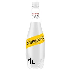 Schweppes Slimline Tonic Water 1 Litre - 58p in store @ - Tesco Beckton