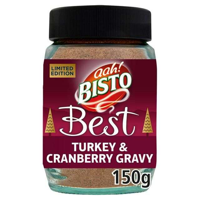 Bisto Best Cranberry & Turkey Gravy Granules, Limited Edition 150g 20p @ Sainsbury's Cromwell Road London