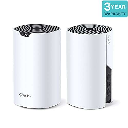 TP-Link Deco S7 AC1900 Whole Mesh Wi-Fi System, Dual-Band with Gigabit Ports, 1.2 GHz CPU, Pack of 2 £74.99 @ Amazon