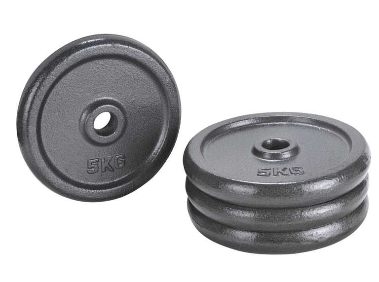 Opti Cast Iron Weight Plates 4x5kg £25 click and collect at Argos
