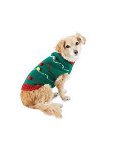 Pre-order Dog Christmas Jumper from £3.99 +£2.95 delivery @ Aldi