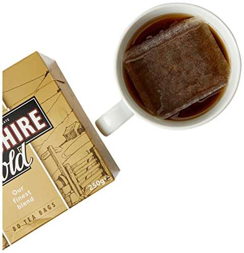 Yorkshire Gold 80 Tea Bags (Pack of 5) - £12.50 / £11.25 Subscribe & Save @ Amazon