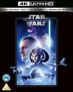 Star Wars Episode I - The Phantom Menace (4k Blu-ray) Sold by DVD Overstocks Ltd
