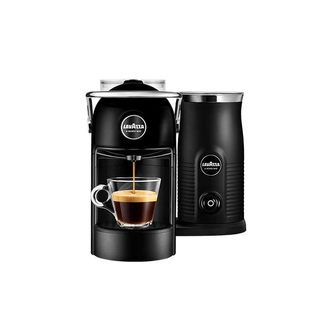 Lavazza Jolie Coffee Machine With Milk Frother Black