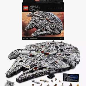 LEGO Star Wars 75192 Ultimate Collector Series Millennium Falcon £559.99 / LEGO Star Wars 75252 £491.99 @ John Lewis & Partners