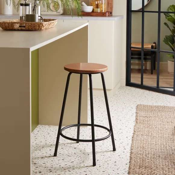 dunelm red bar stools