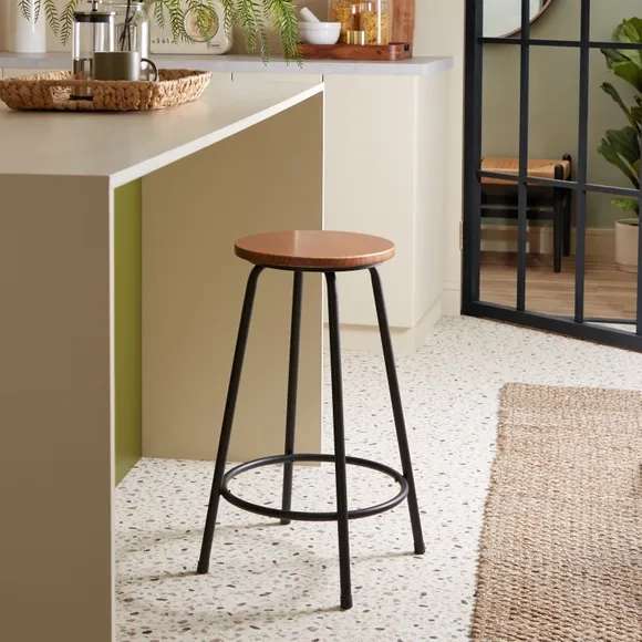 Archie Bar Stool Natural Now 10 With, Table 038 Bar Stools Behind Couch