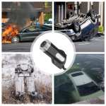 Car Window Breaker, Seatbelt Cutter, Keyring Emergency Escape Tool Vehicle Safety Glass Hammer Sold by HAPPYSALLER / FBA