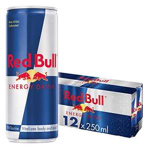 Red Bull Energy Drink, 250ml x 12 - £9.50 / £8.55 S&S / £7.60 Subscribe & Save with 10% Voucher @ Amazon
