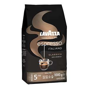 Lavazza Espresso Italiano Arabica Medium Roast Coffee Beans, 1kg £10.20 or Sbuscribe & Save £8.16 with 5% voucher @ Amazon
