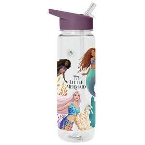 Disney Little Mermaid Sipper Water Bottle - 700ml free collection