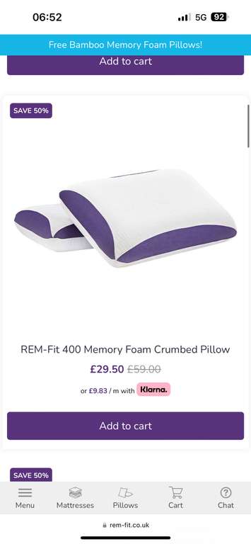Rem Pillows From £29.50