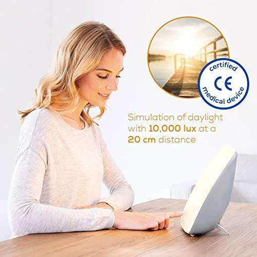 Beurer TL41UK Touch SAD Lamp, seasonal affective disorder, 10,000 lux, UV-free light therapy, certified medical device £21.40 @ Amazon