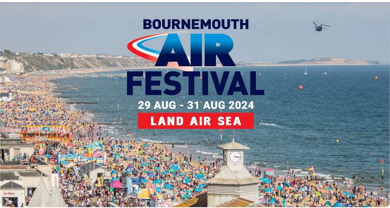 Bournemouth Air Festival Thursday 29th August - Saturday 31st August 2024