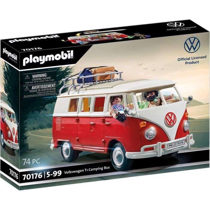 Playmobil Volkswagen T1 Camping Bus 70176 £26.24 using code @ Bargain max