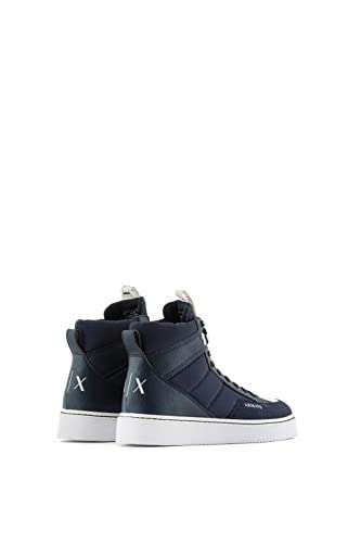 Armani Exchange Leather Suede Skate Shoes Trainers | Size UK 9 Only £44.39 @ Amazon