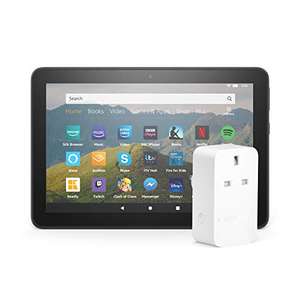 Fire HD 8 Tablet | 8" HD display, 32 GB, Black, with Ads + Amazon Smart Plug £47.98 @ Amazon
