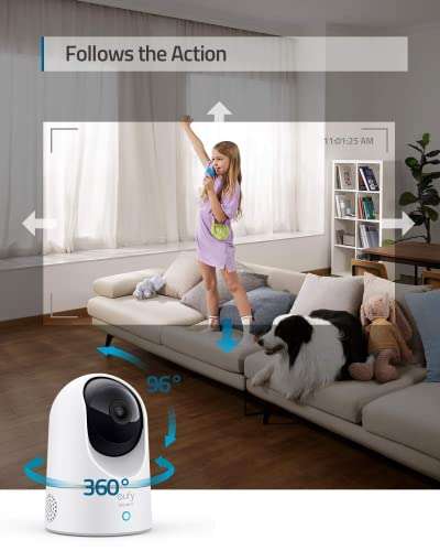 eufy Security Solo IndoorCam P24 2K Pan & Tilt Home Security Camera - £32.99 @ Dispatches from Amazon Sold by AnkerDirect