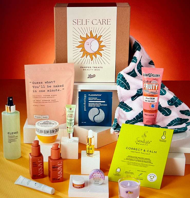 Boots Premium Self Care Pamper Treats Beauty Box (Worth £181.54) £38/£30.40 with student discount + Free Delivery