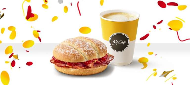 McDonalds Monday 13/02 - Filet-O-Fish £1.39 // Free McCafe Hot Drink when you purchase a Bacon Roll via App @ McDonald