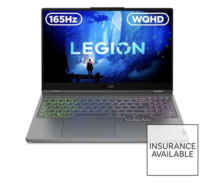 Lenovo Legion 5 Gaming Laptop - 15.6” WQHD 165Hz 100% sRGB | Ryzen 7 6800H | RTX 3060 6GB 140W | 16GB DDR5 - £999 @ Very