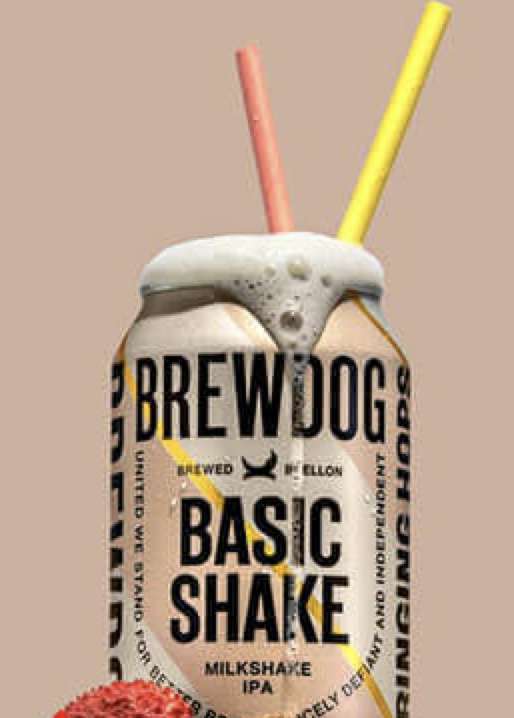 Basic Shake Milkshake IPA Brewdog 330ml x24 (BBE 04/07/24) -| £14.99 Delivered at Discount Dragon
