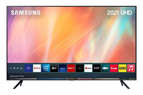 Samsung AU7110 50 Inch Smart TV (2021 Black) – Ultra Clear Picture 4K TV With HDR10+, Used Very Good £320.81 at checkout @ Amazon Warehouse