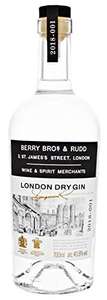 Berry Bros. & Rudd London Dry Gin 40.60% ABV 70cl - £20.43 @ Amazon