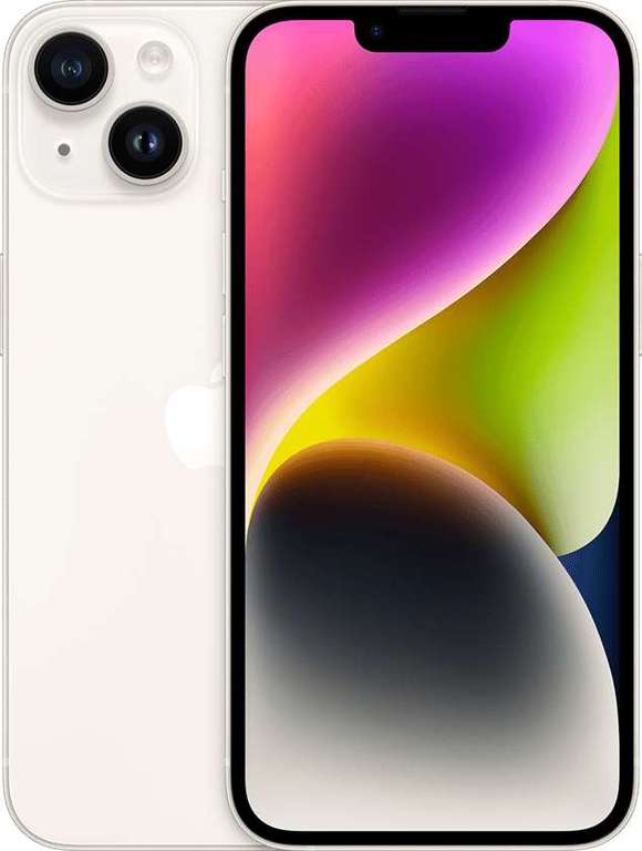 Apple iPhone 14 128GB 5G + 100GB iD Data (With EU Roaming), £29.99pm (24m) + £69 Upfront - £788.76 @ Mobiles.co.uk