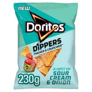 Doritos Dippers Hint of Sour Cream & Onion 230g £1.49 @ Amazon