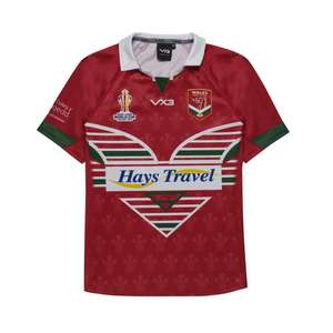Wales Rugby League 2022 Home Shirt £15 + £4.99 delivery @ Rugby League World Cup shop