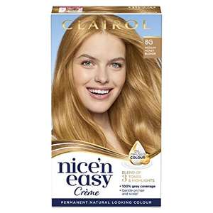 Clairol Nice'n Easy Crème 8G Medium Honey Blonde Hair Dye £1.50 @ Amazon