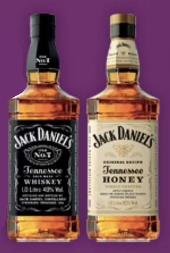 Jack Daniels 1L / Jack Daniels Tennesse Honey 1L £20 each Instore (MyMorrisons Card Price) @ Morrisons
